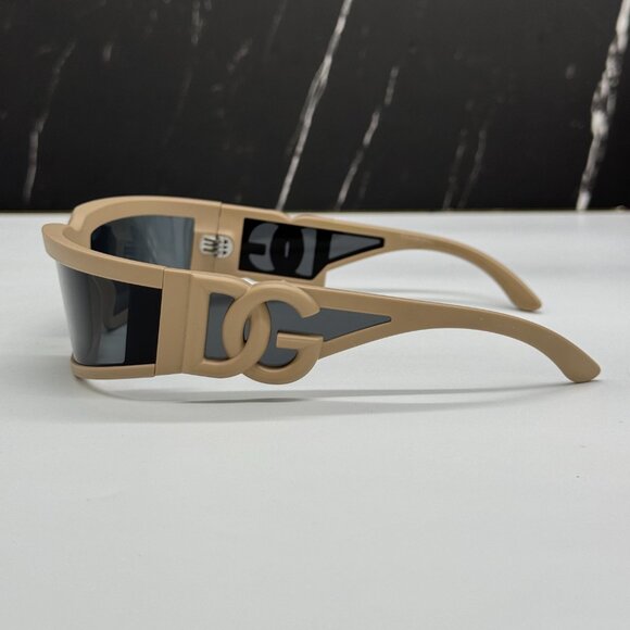 NEW DOLCE&GABBANA DG6198 329287 SQUARE SUNGLASSES DG6198 3292/87 BEIGE - Picture 5 of 9